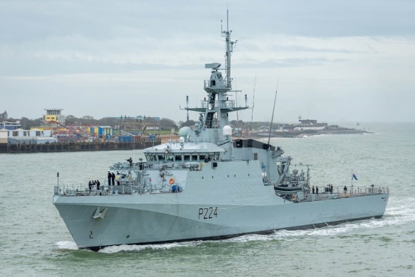 В Чёрное море зашёл британский военный корабль, он направляется в Одессу