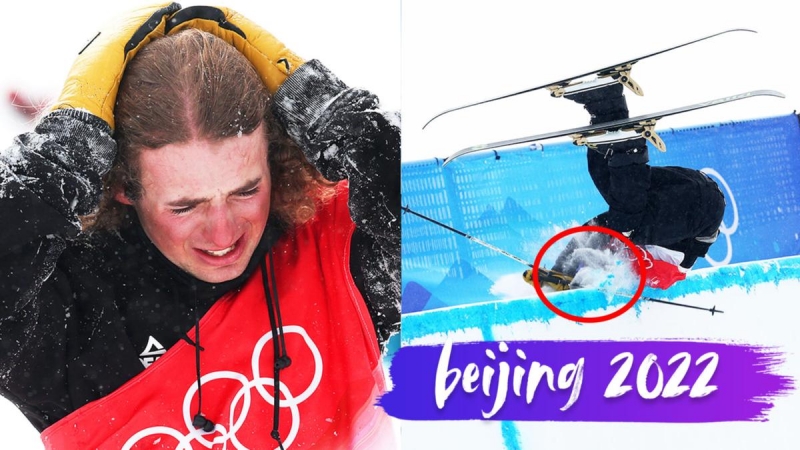 Фрістайліст врізався в оператора під час стрибка на Олімпіаді: інцидент потрапив на відео