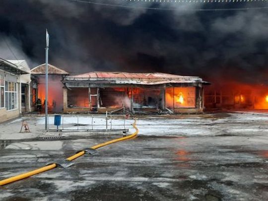 Окупанти артобстрілом знищили знаменитий ринок «Барабашово» у Харкові (відео)