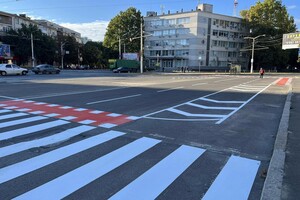 В Одессе благоустроили один из самых больших перекрестков