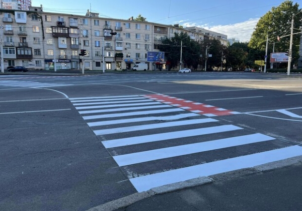 В Одессе благоустроили один из самых больших перекрестков