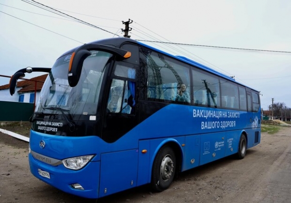 В Одесской области заработал вакцинальный автобус