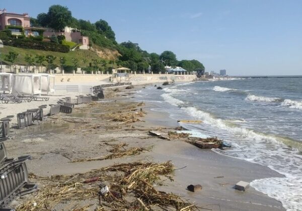 На нескольких пляжах Одессы и Одесской области снизилась соленость воды в Черном море На нескольких пляжах Одессы и Одесской области снизилась соленость воды в Черном море