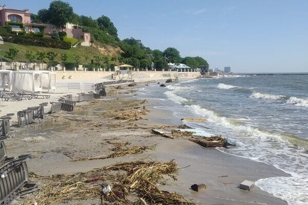 На нескольких пляжах Одессы и Одесской области снизилась соленость воды в Черном море На нескольких пляжах Одессы и Одесской области снизилась соленость воды в Черном море
