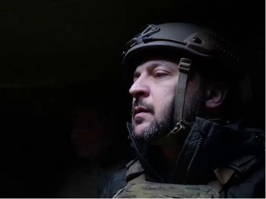 Зеленський побував на передовій на Запоріжжі