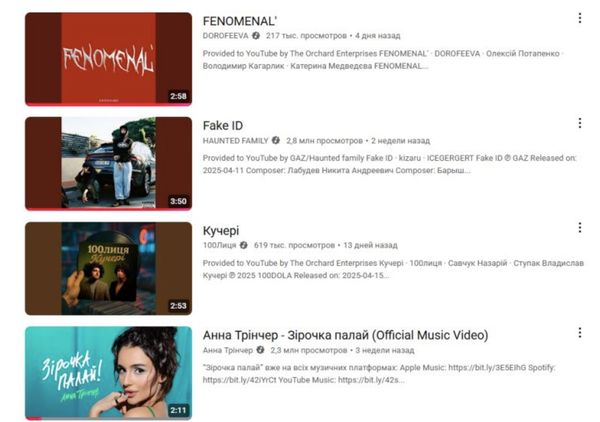 Допоміг Потап: Надя Дорофєєва «зіштовхнула» з вершини хіт-параду росіян