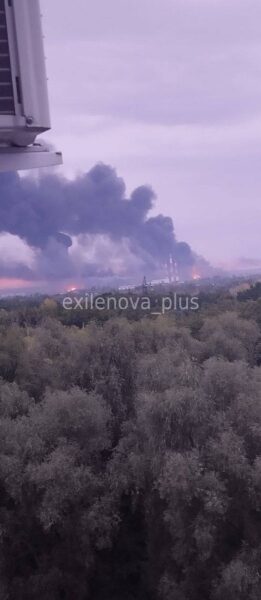 Українські безпілотники вдарили по&nbsp;двох НПЗ у&nbsp;росії (фото, відео)