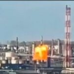БпЛА вдарили по Ново-Уфимському НПЗ: почалася пожежа (фото, відео)